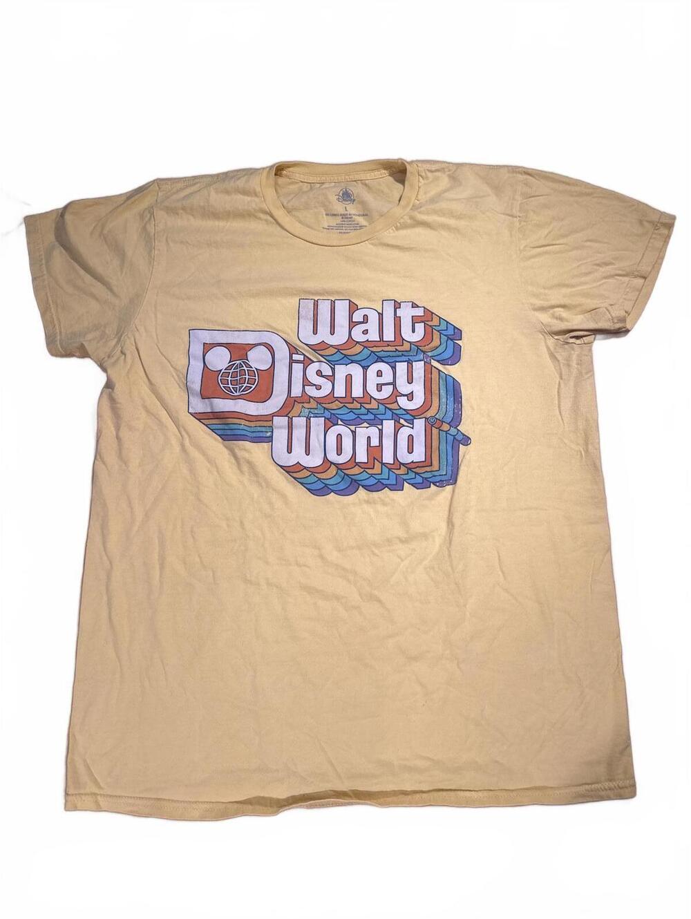 Men's Large Yellow Disney Pride Tee